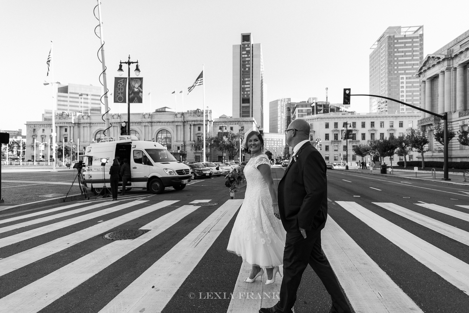 Destination wedding photographer Lexia Frank - a portland oregon fine art film photographer - photographs this san francisco city hall wedding in san francisco in film www.lexiafrank.com
