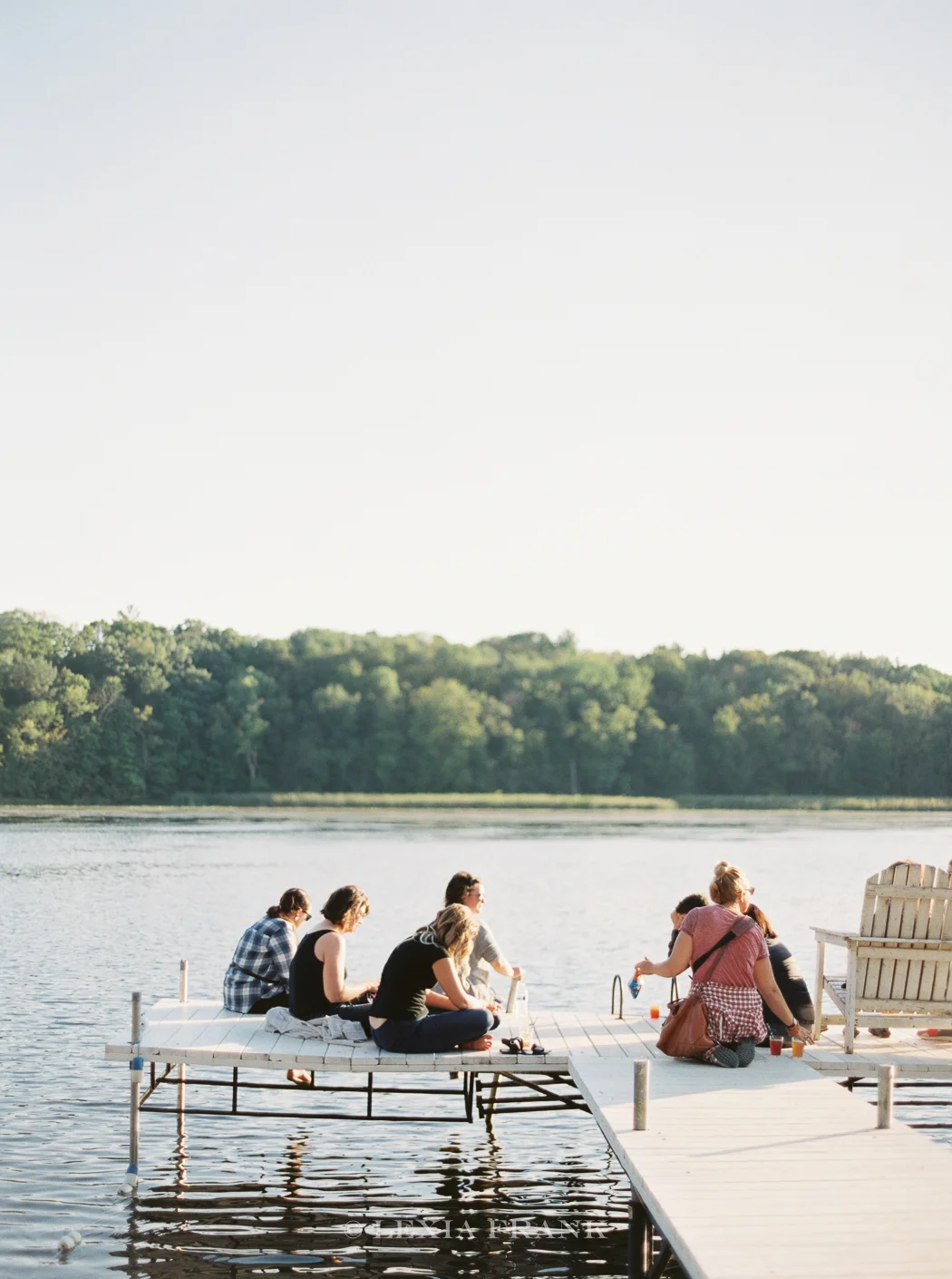 Destination Wedding Photographer Lexia Frank - a portland oregon fine art film photographer- photographed this wedding at camp wandawega in wisconsin for Camp Wedding by Cherry Blossom Events www.lexiafrank.com 