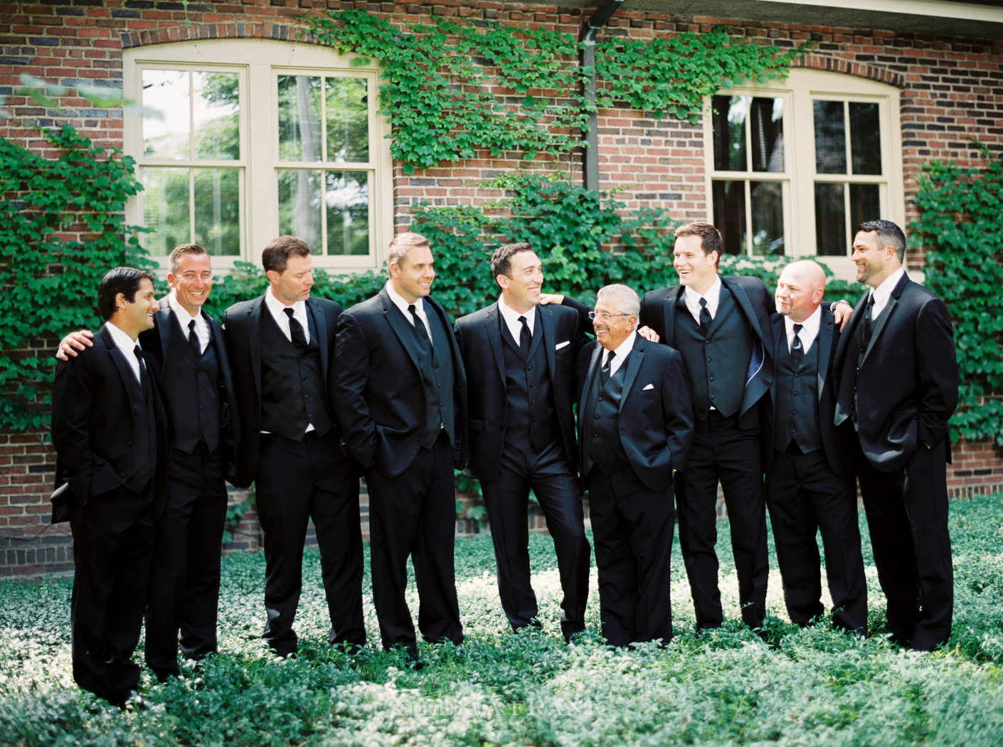 destination wedding photographer Lexia Frank- a portland oregon fine art film photographer- photographs this luxury wedding at whistling straits golf course wedding on film. 