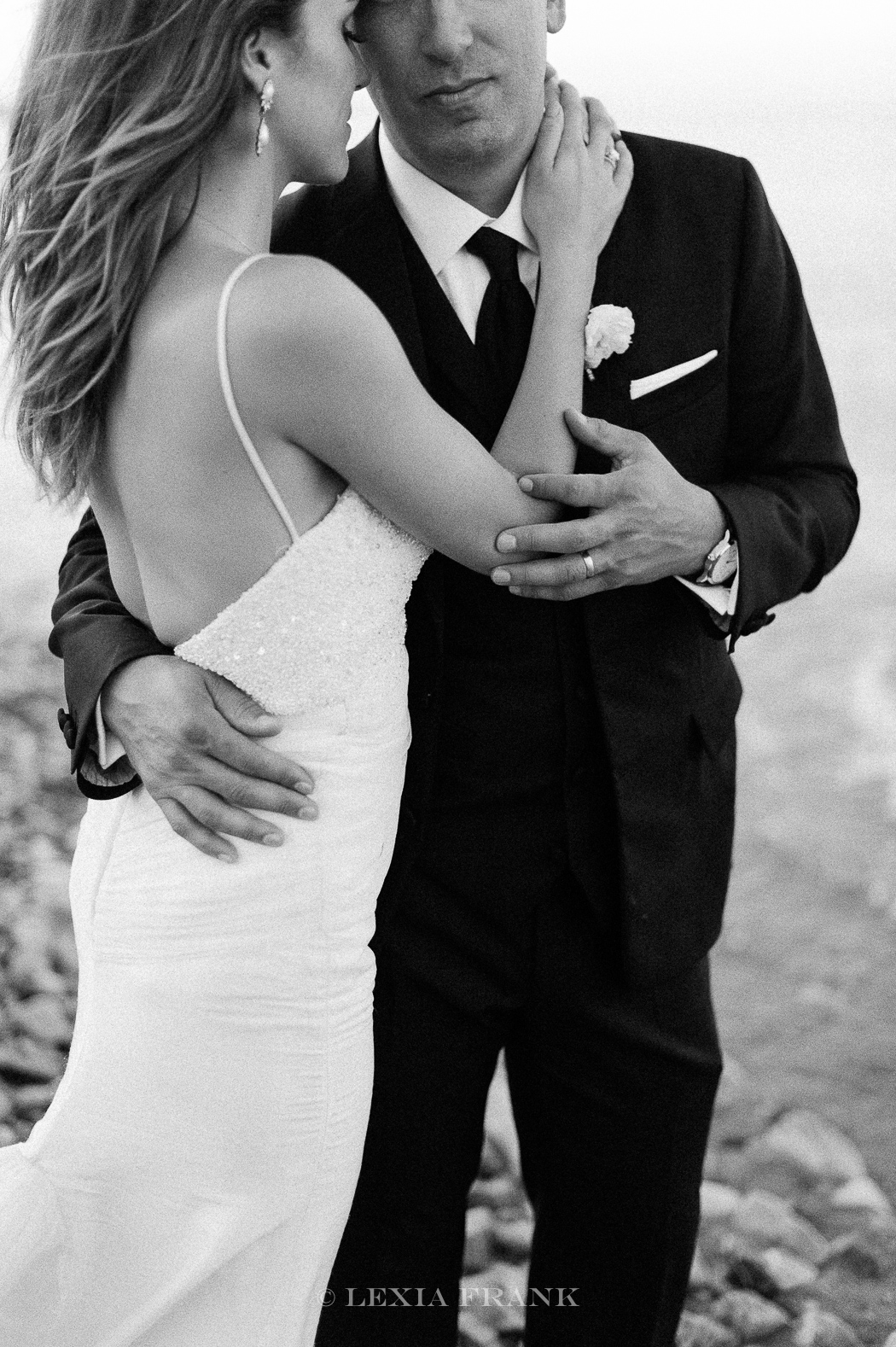 destination wedding photographer Lexia Frank- a portland oregon fine art film photographer- photographs this luxury wedding at whistling straits golf course wedding on film. 