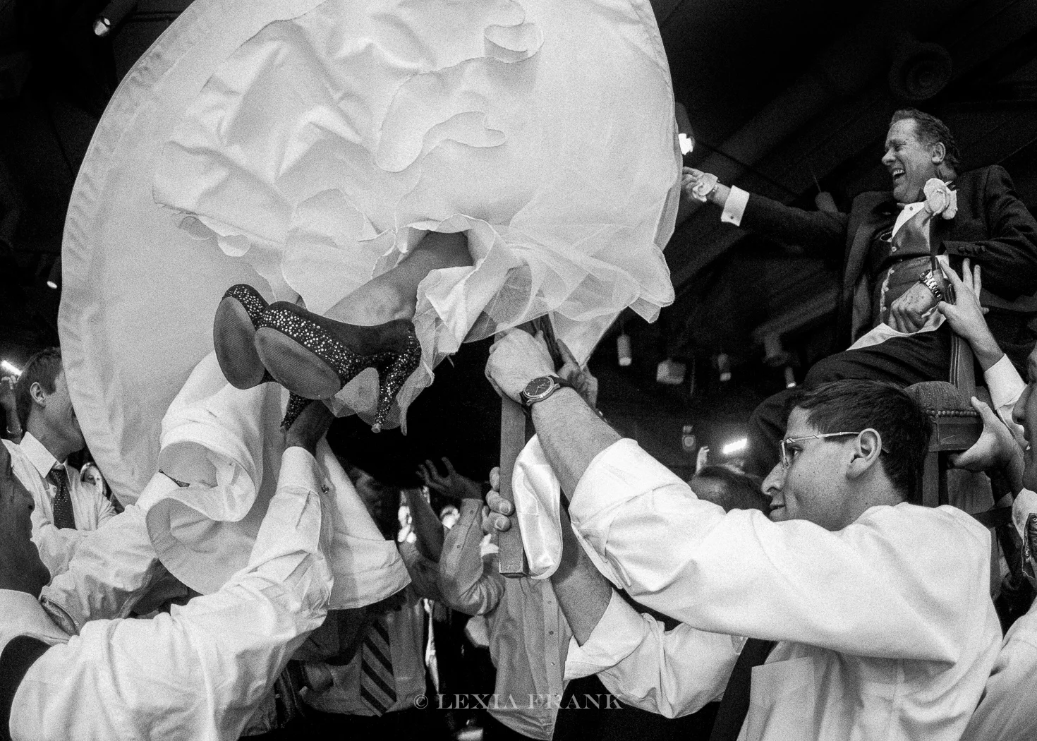 Destination wedding photographer Lexia Frank - a fine art film photographer in portland oregon- photographs luxury weddings on film. best of the best wedding reception photos, classic black and white reception photography