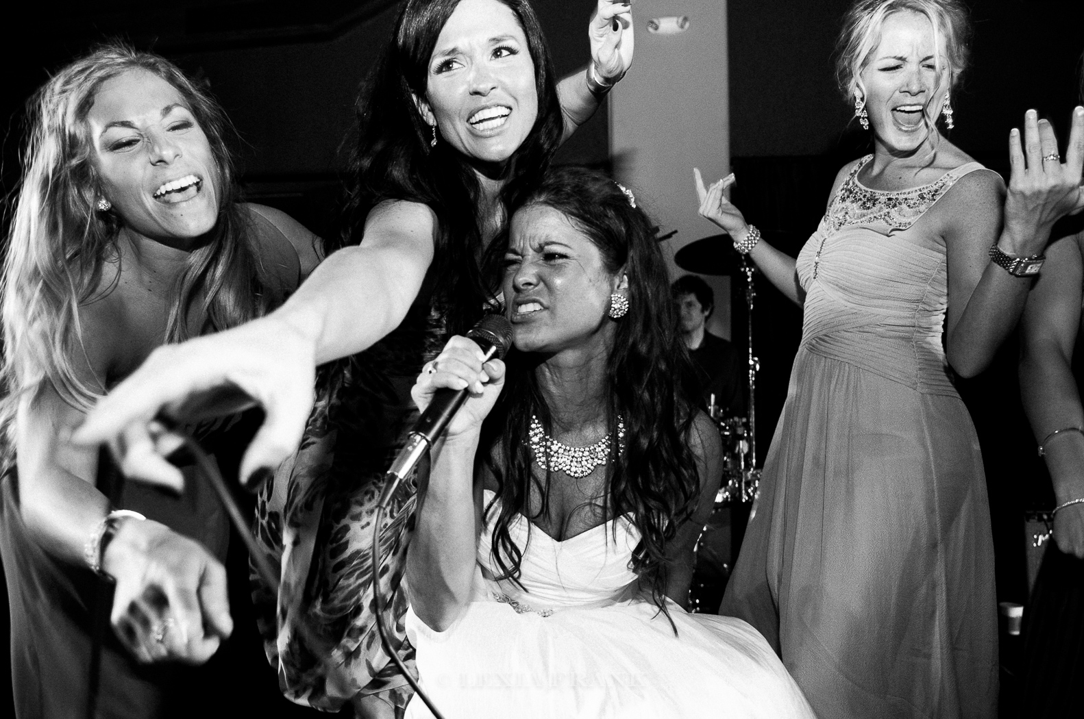 Destination wedding photographer Lexia Frank - a fine art film photographer in portland oregon- photographs luxury weddings on film. best of the best wedding reception photos, classic black and white reception photography