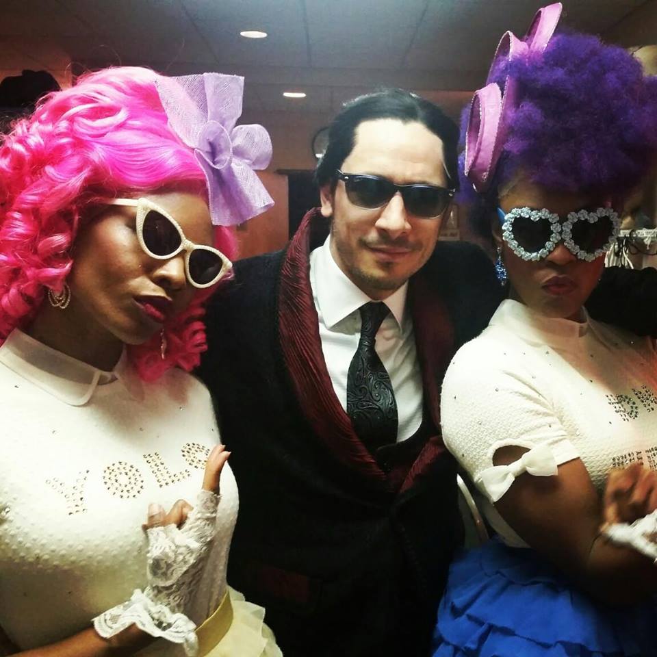 Backstage at the Steppenwolf Theater, "Marie Antoinette" directed by Robert Ohara
