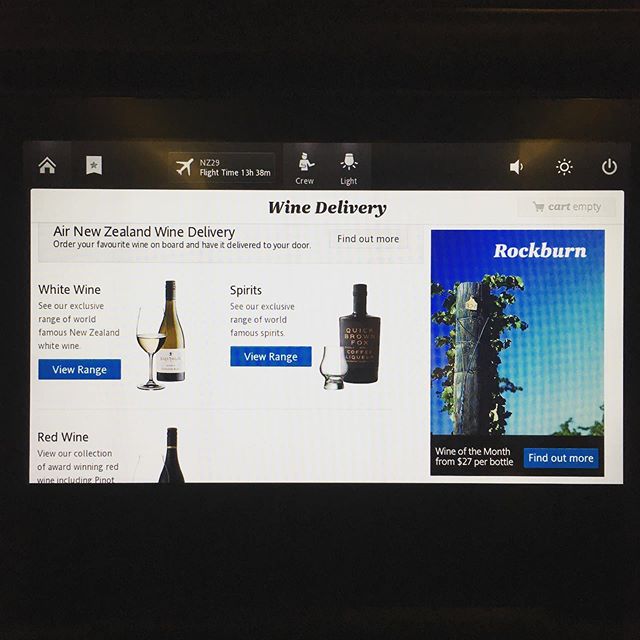 Now that’s a clever idea, and very supportive of the New Zealand wine industry. In flight wine ordering: ship NZ wines selected my a panel of MS/MWs anywhere in the world (except Canada) from 37,000 feet. Nice idea, no @aircanada @veroniquerive