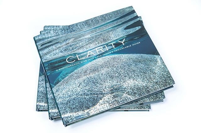 My first book, &ldquo;Clarity,&rdquo; of underwater images from Lake Tahoe was published by @schifferpublishing recently. The reception so far has been wonderful. Thank you so much to everyone who&rsquo;s supported this project and @tahoeclarity over