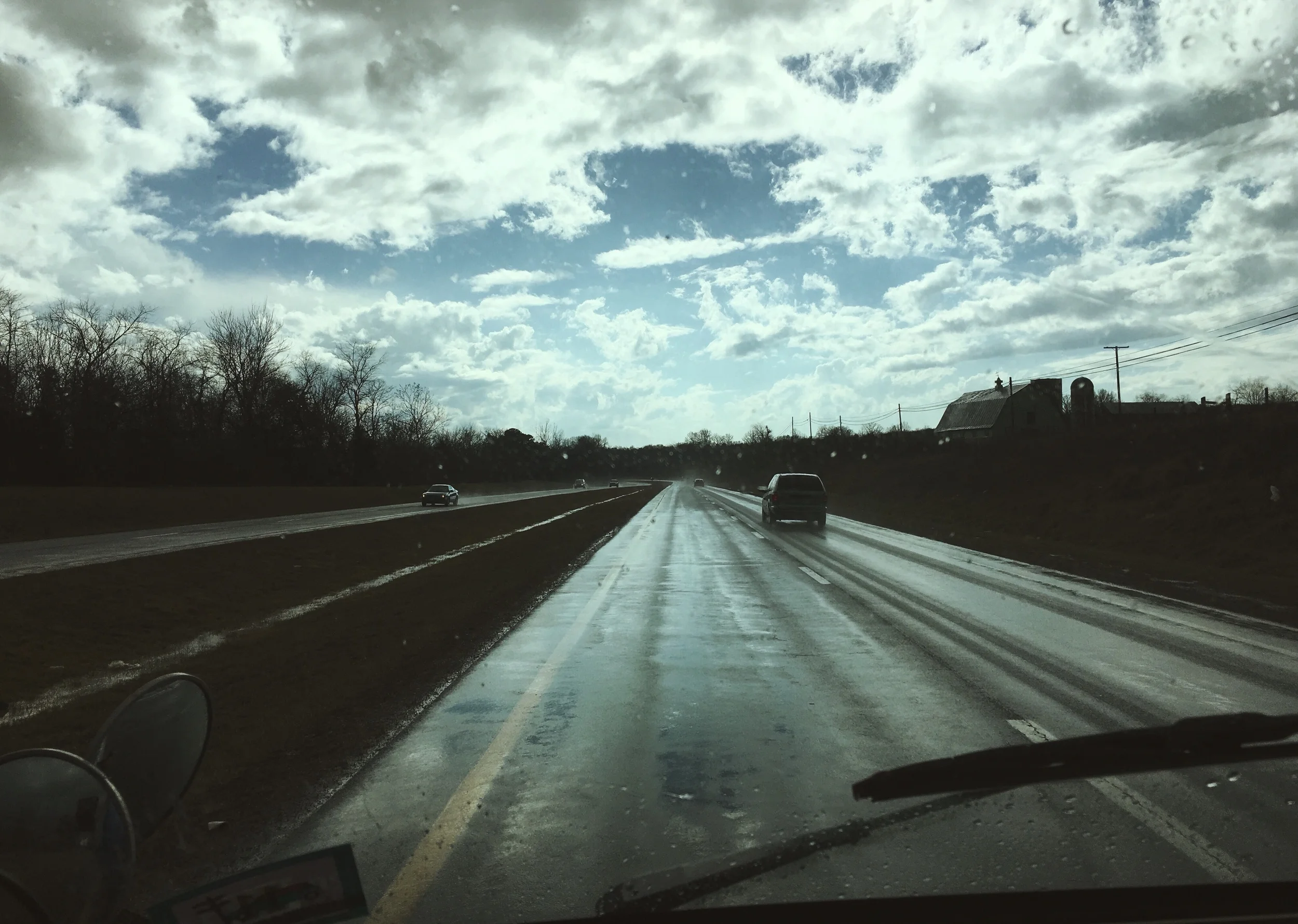 2.24.16 - After the storm. - En route to Carrboro.
