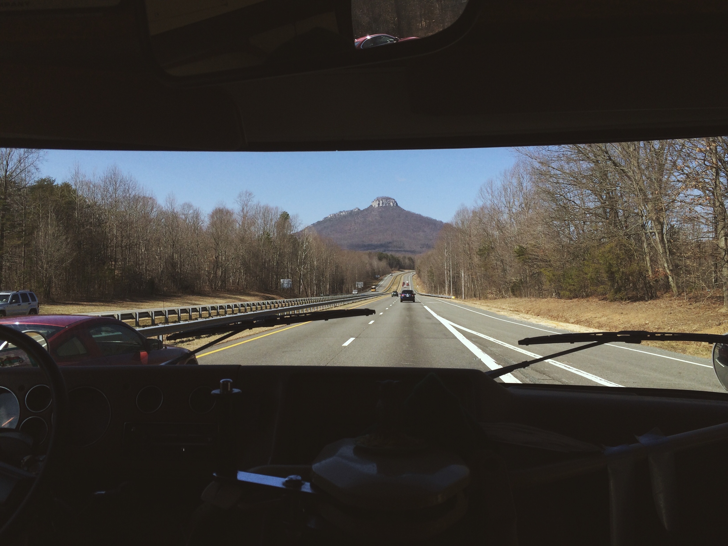 2.27.16 - "I wonder how we get up there?" - Pilot Mountain, North Carolina