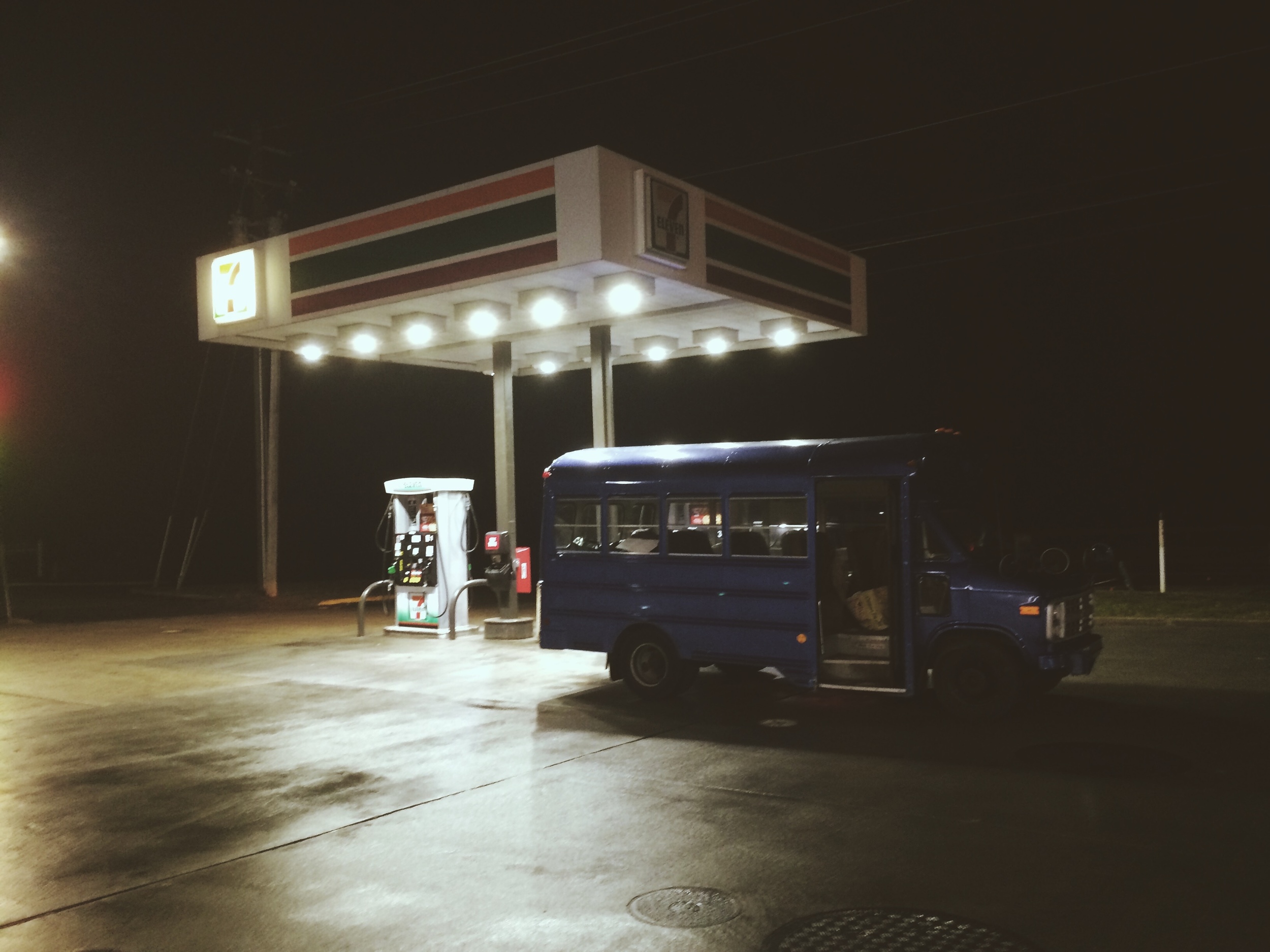 2.21.16 - 7/11 at 11. - En route to Harrisonburg, Virginia.