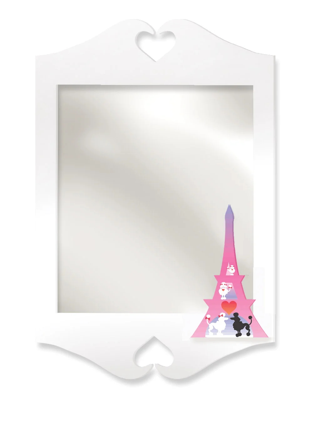 Poodles in Paris Mirror