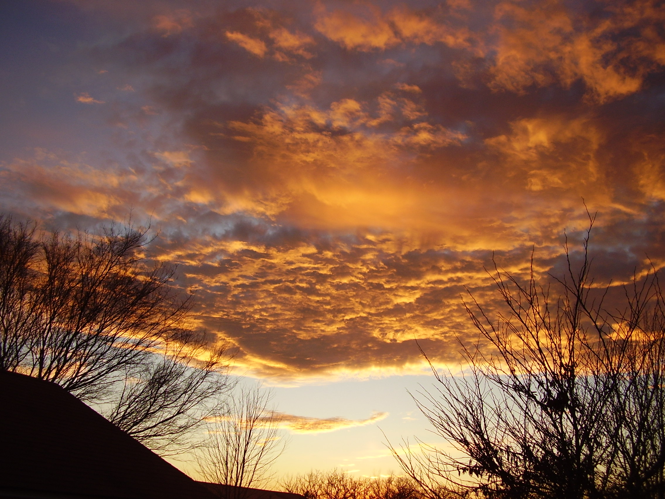 Sunset at the studio