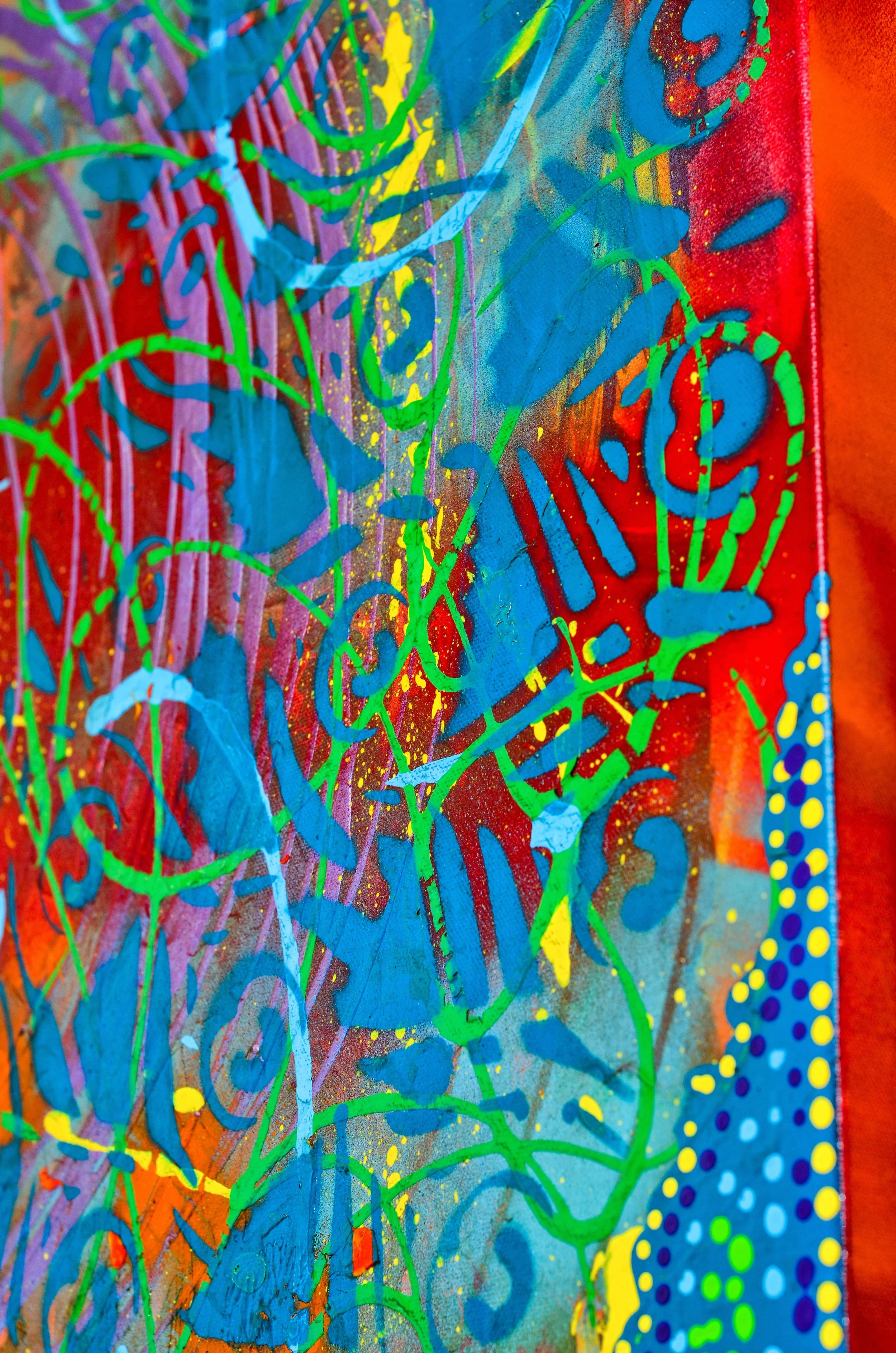 Peacock Sunrise (detail)
