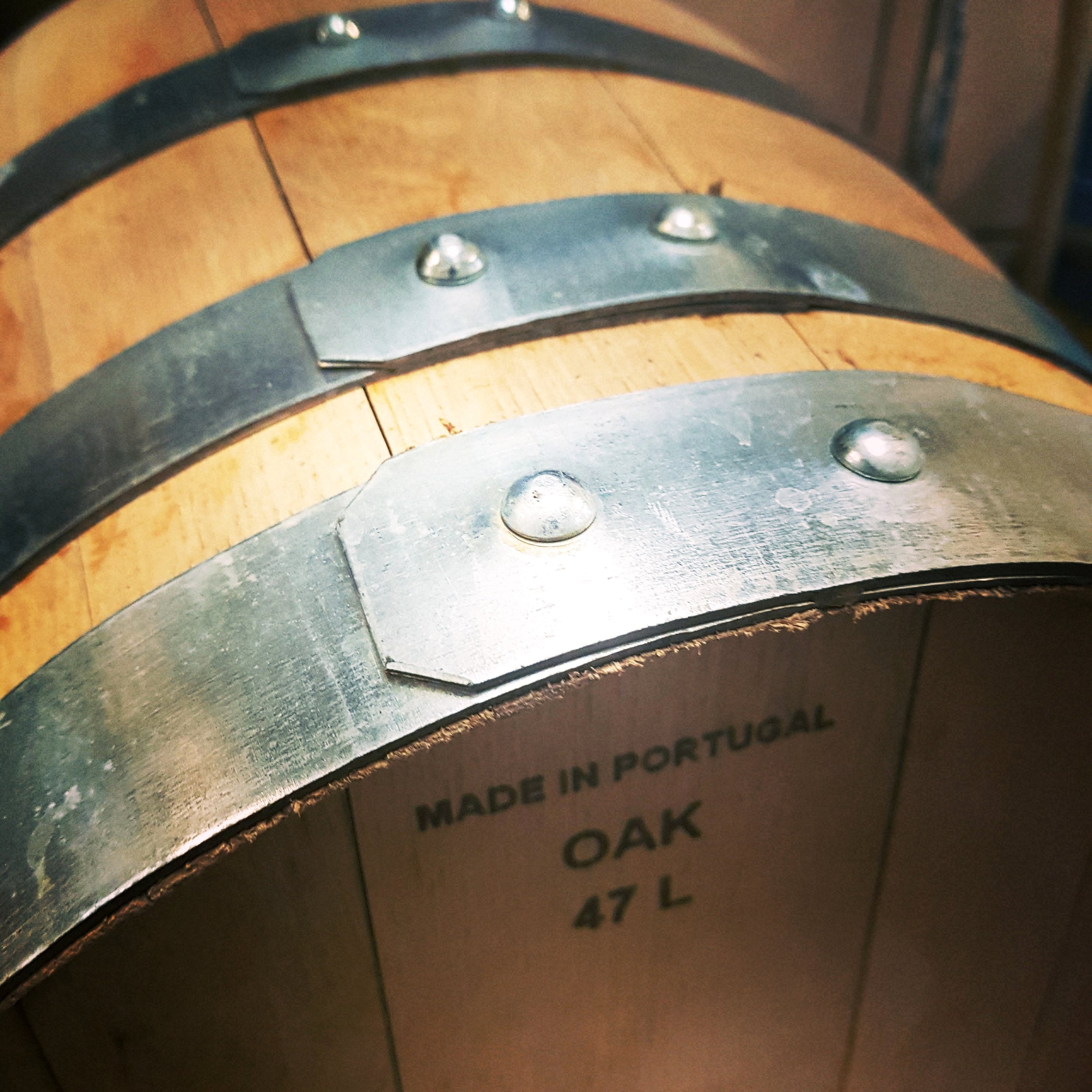 Now offering oak barrel aging
