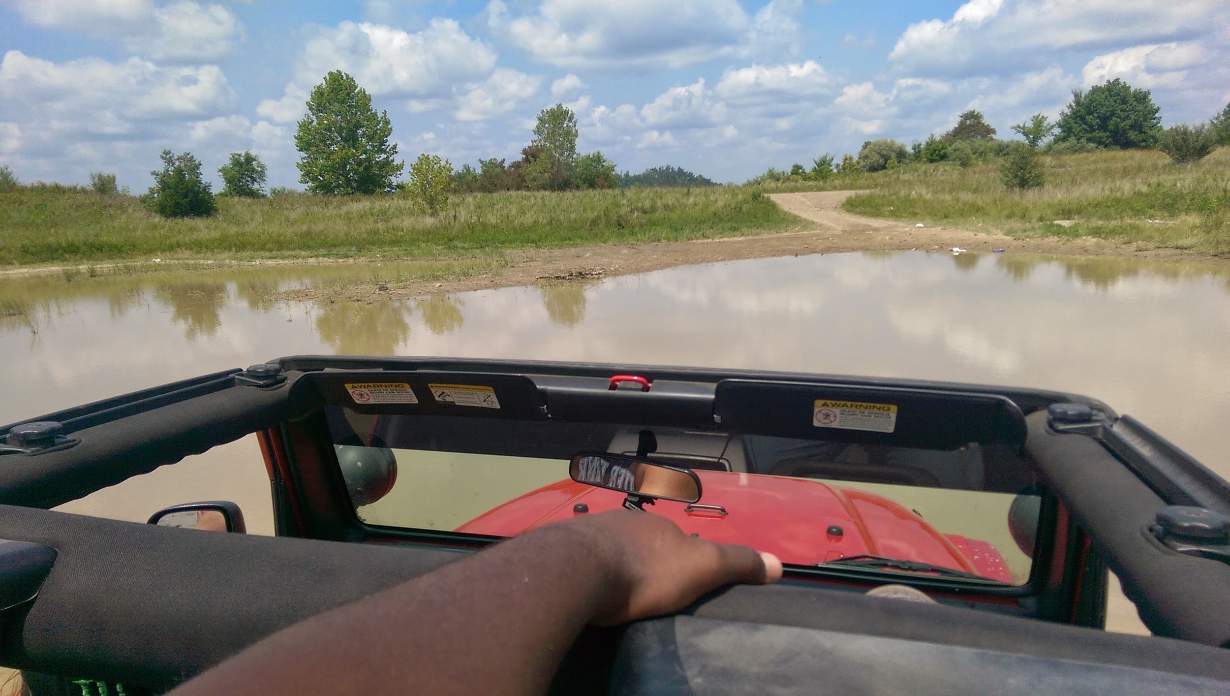 Muddin' on reclaimed mine land in the Big Creek section of Hazard, KY Photo by: Gerry Seavo