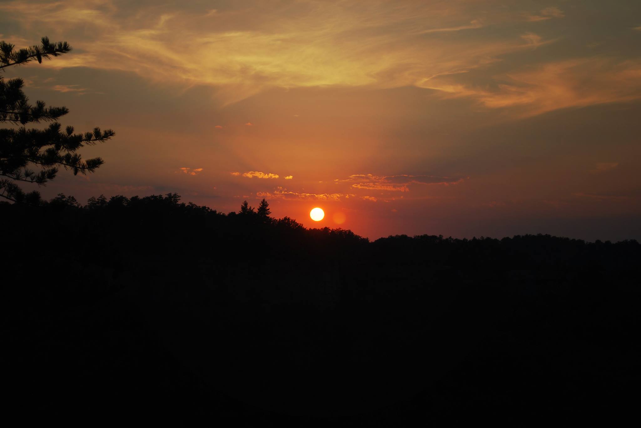 Sunset at Chimney Rock