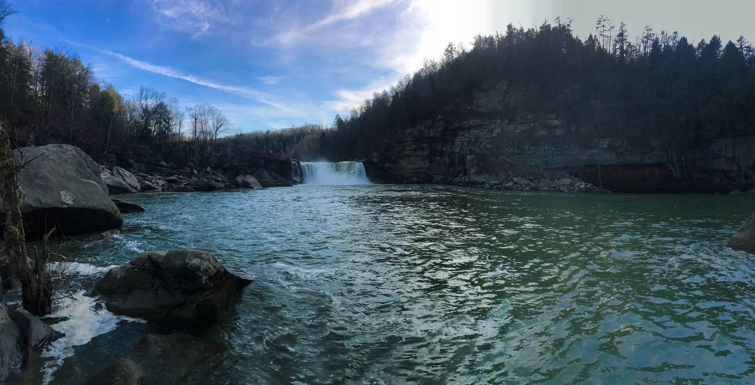 Panorama of Cumberland Falls State Park. Shot on iPhone 6s