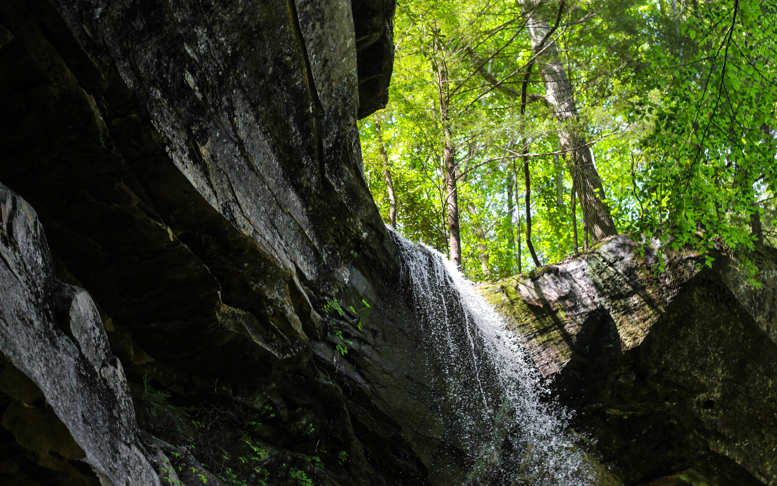Yahoo Falls as seen through a 50mm lens. Photo: Gerry Seavo James