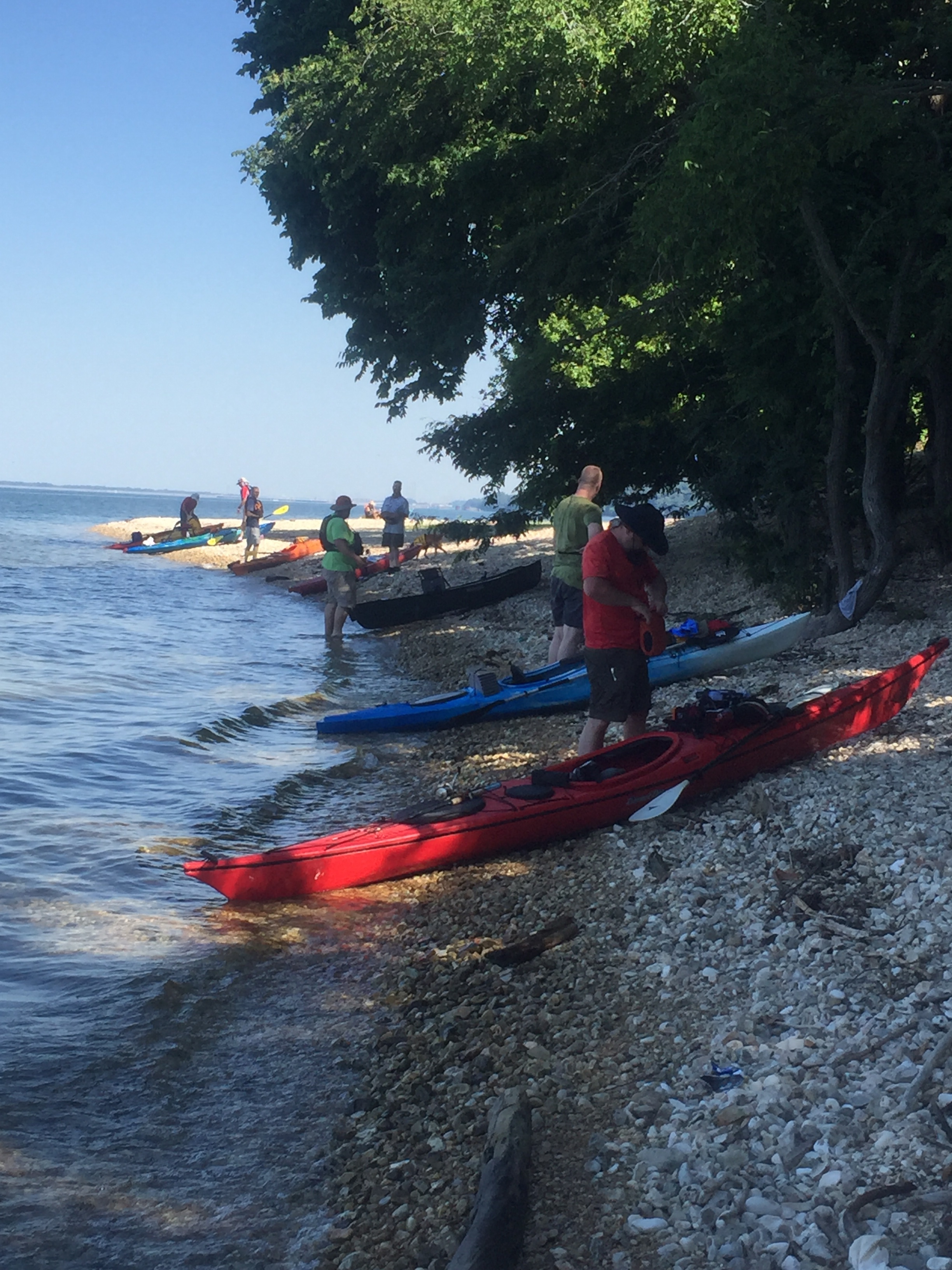 The group ended their trip at Cravens Bay. Photo by Kimberly Bischoff.