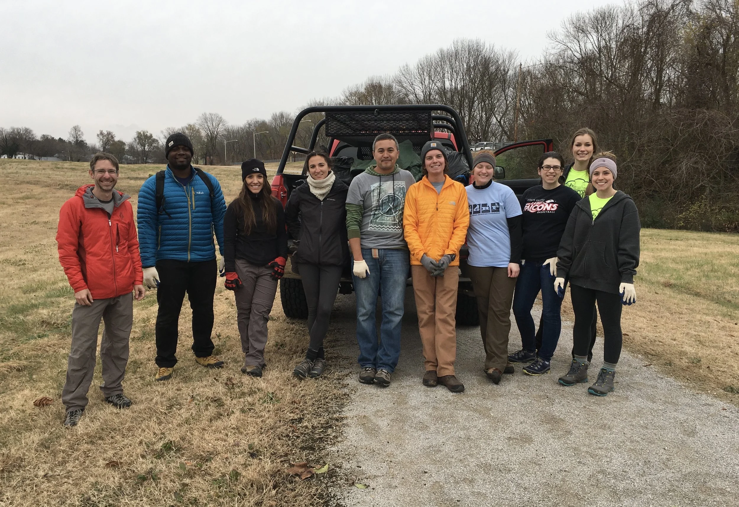 Clean-up with Bowling Green Riverfront Foundation