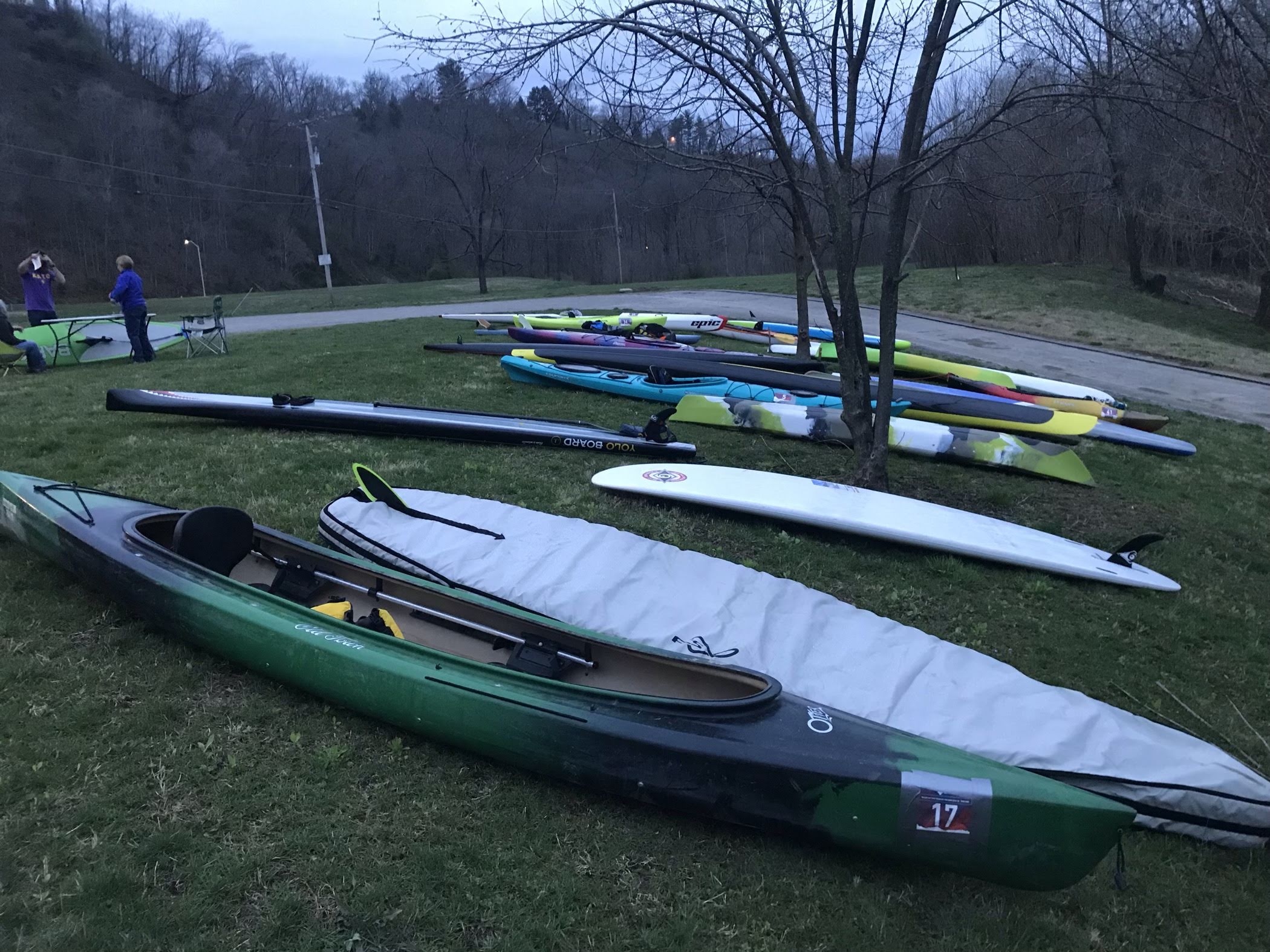 Paddle Transition Area at Old Lawrenceburg Road Boat Ramp. Photo by Lisle Adams