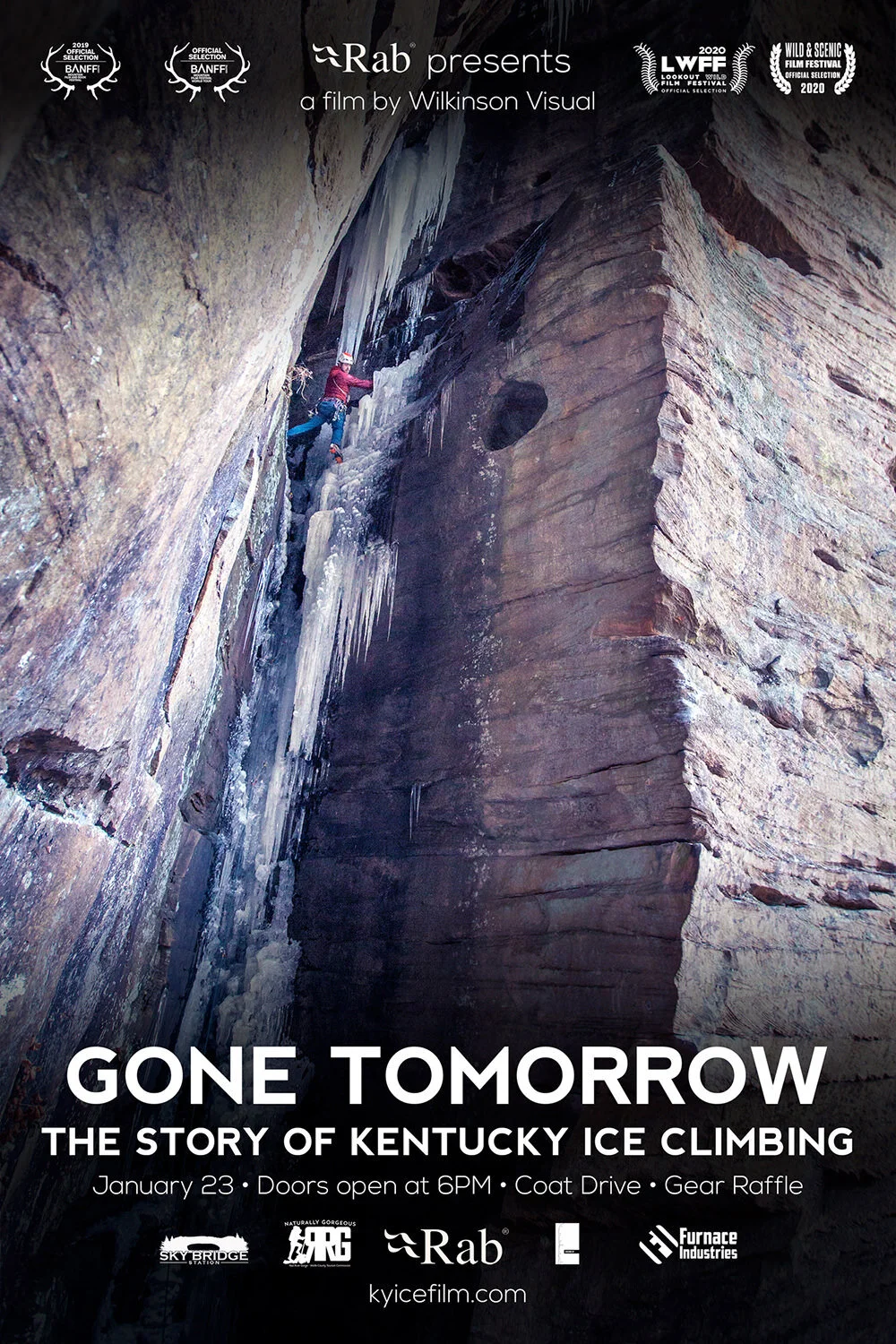 Adventure Documentary Screening Event: Kentucky Ice Climbing