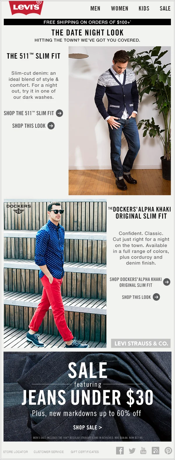 Pan-Brand Slim Fit Email