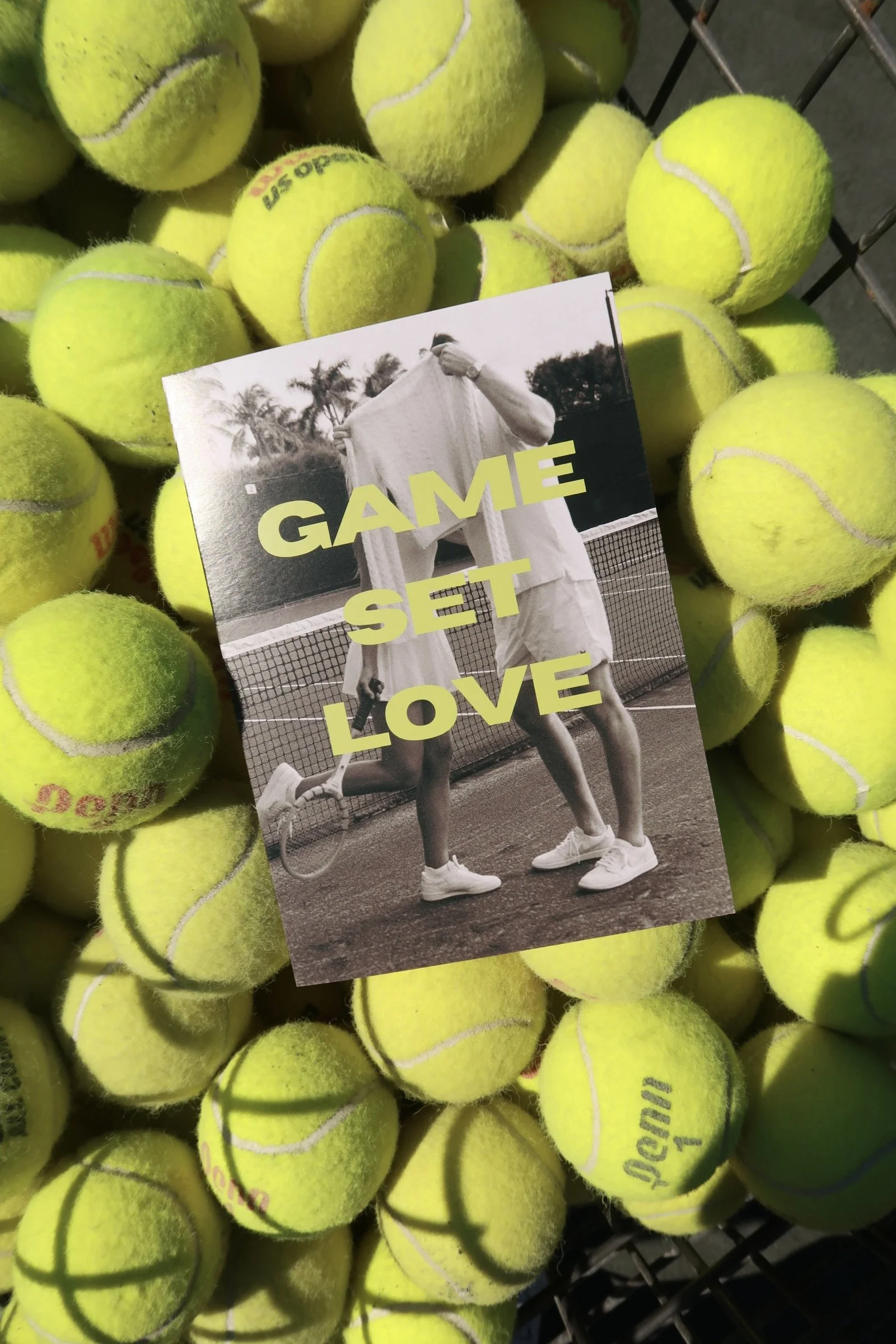 Game Set Love (blank card)