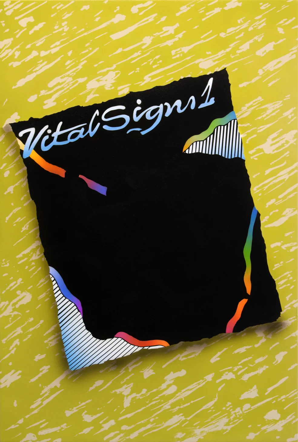 Vital Signs, 2014 Acrylic on canvas 27 x 40 inches