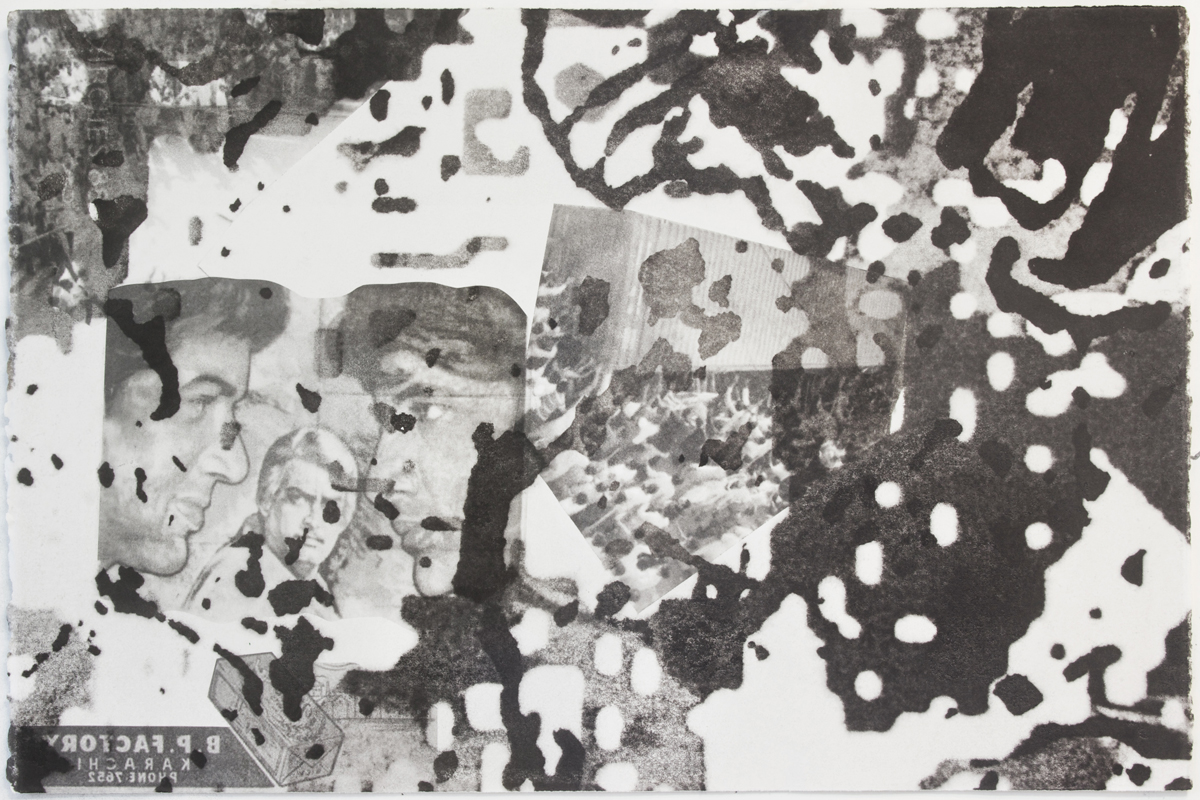 Untitled, 2013 Wintergreen oil Monotype on paper 22 x 30 inches