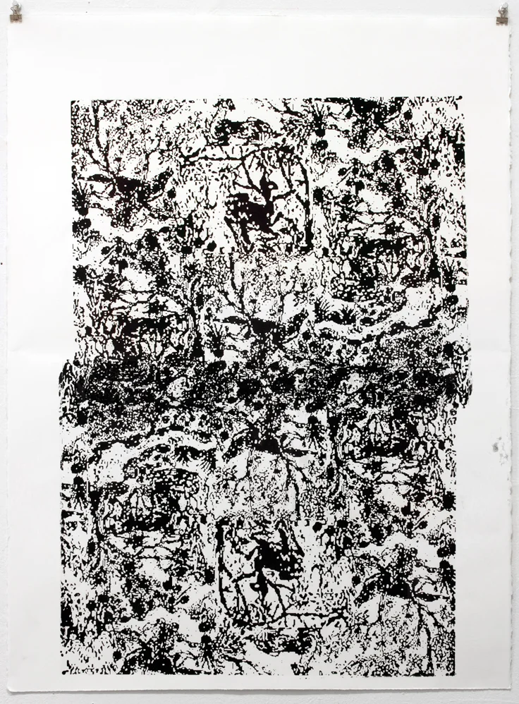 Untitled, 2012 1 Color Screenprint on paper 22 x 30 inches