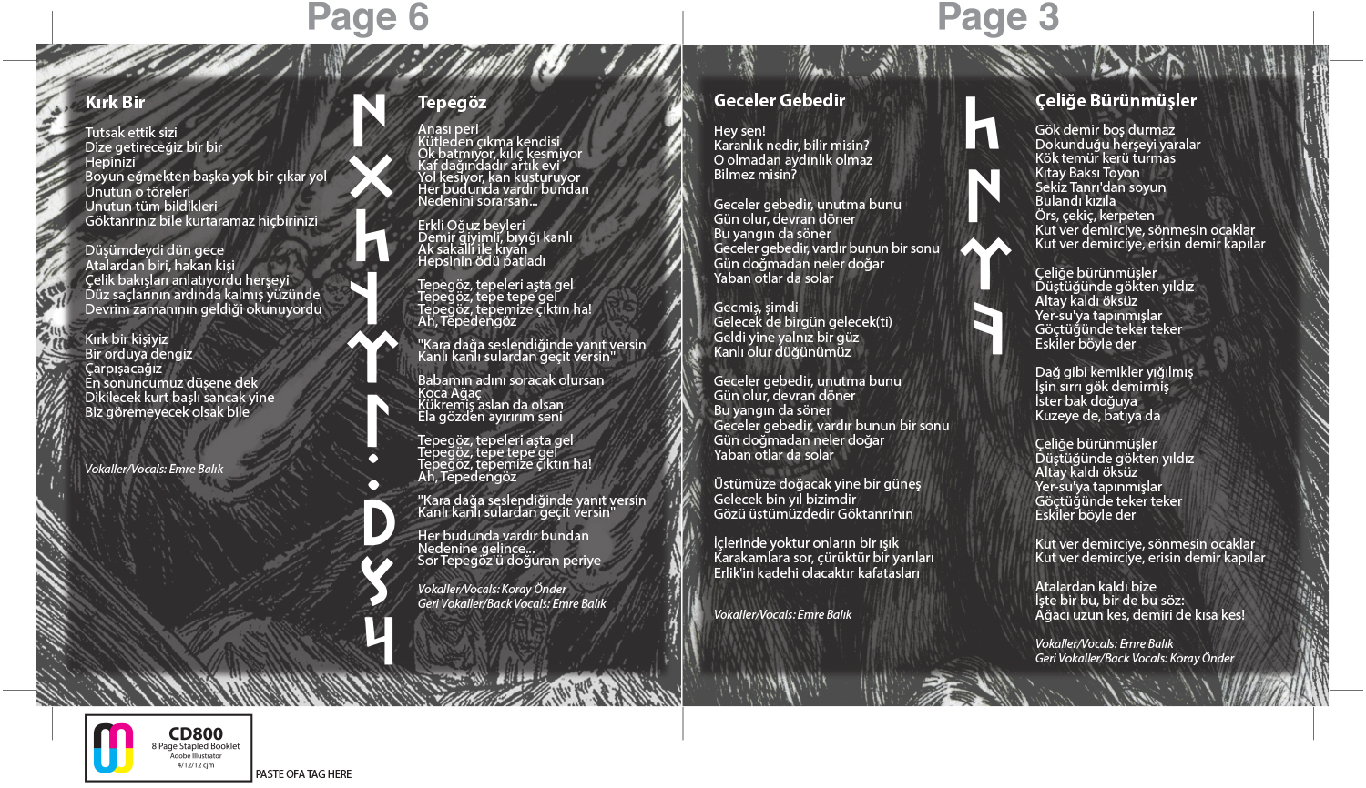 Pages 3 & 6
