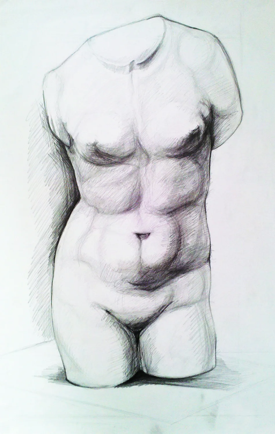 Aphrodite-Torso (Pencil Drawing)