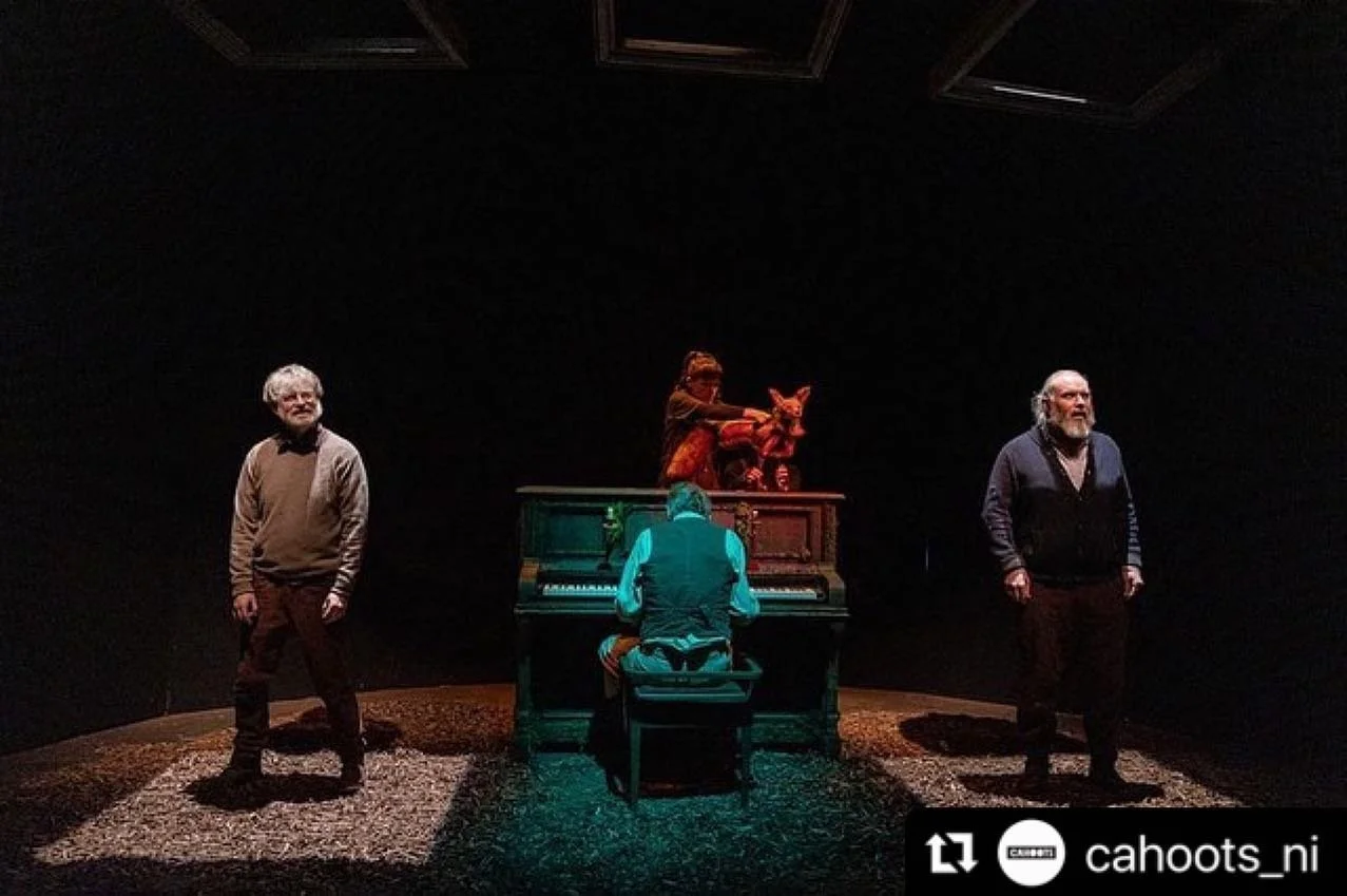 We have opened! 
🦊🦉🦡

What a brilliant start to a great run! 

#WhenWeWereWild @cahoots_ni 
- 15th - 18th June
- The MAC, Belfast
- Tickets from &pound;9
- Recommended age 6+

Tickets: bit.ly/41QtDXP

Puppetry by Helen Foan 
#ACNISupported #Nation