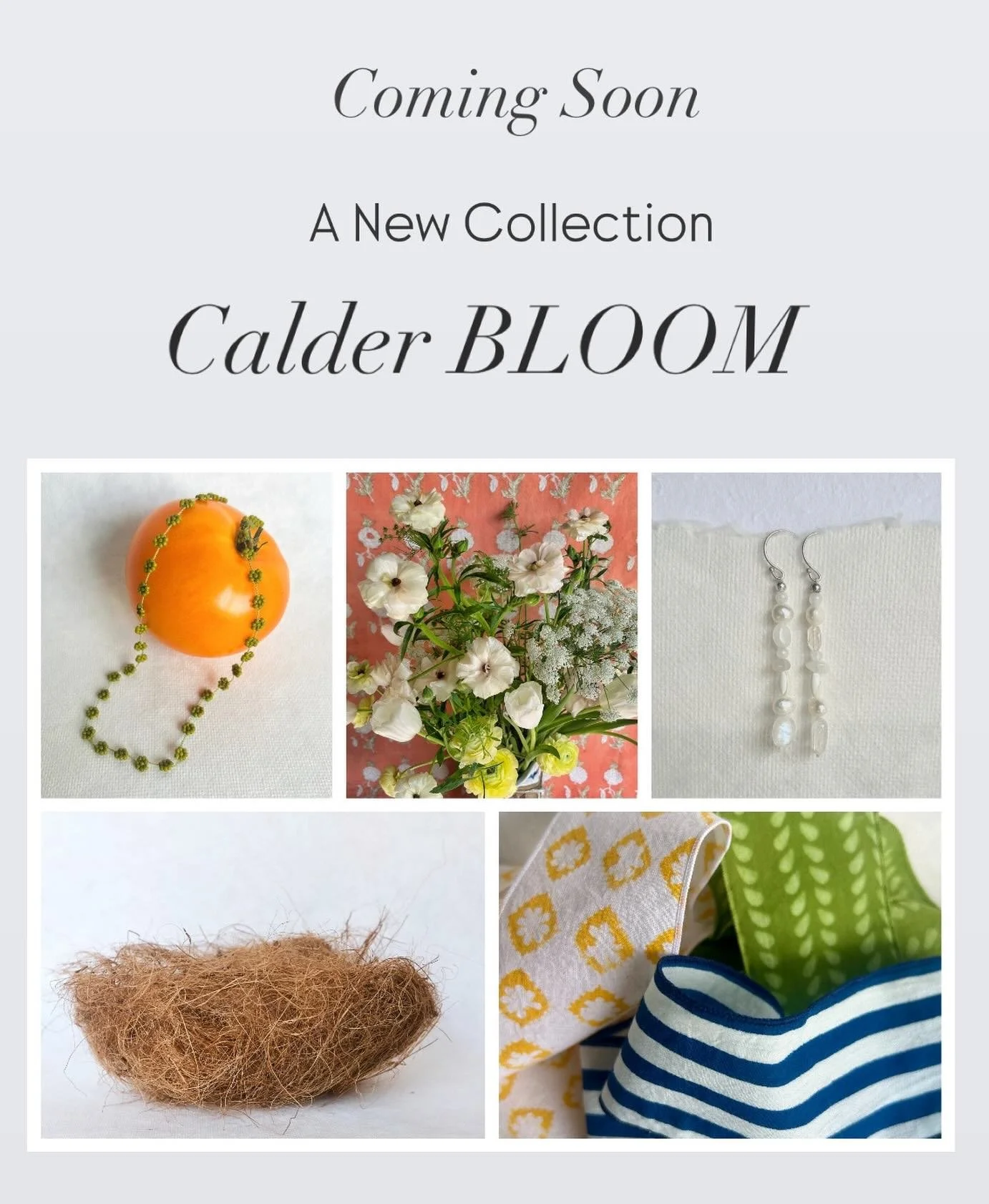 ⠀
&ldquo;Artful forms inspired by the luminous sea and a wild English garden&rdquo; ✌️💙