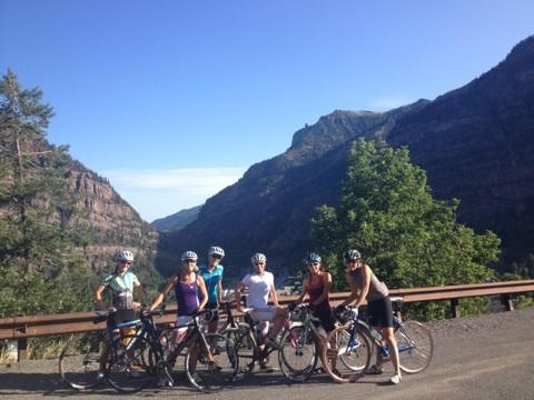 start of the climb out of Ouray