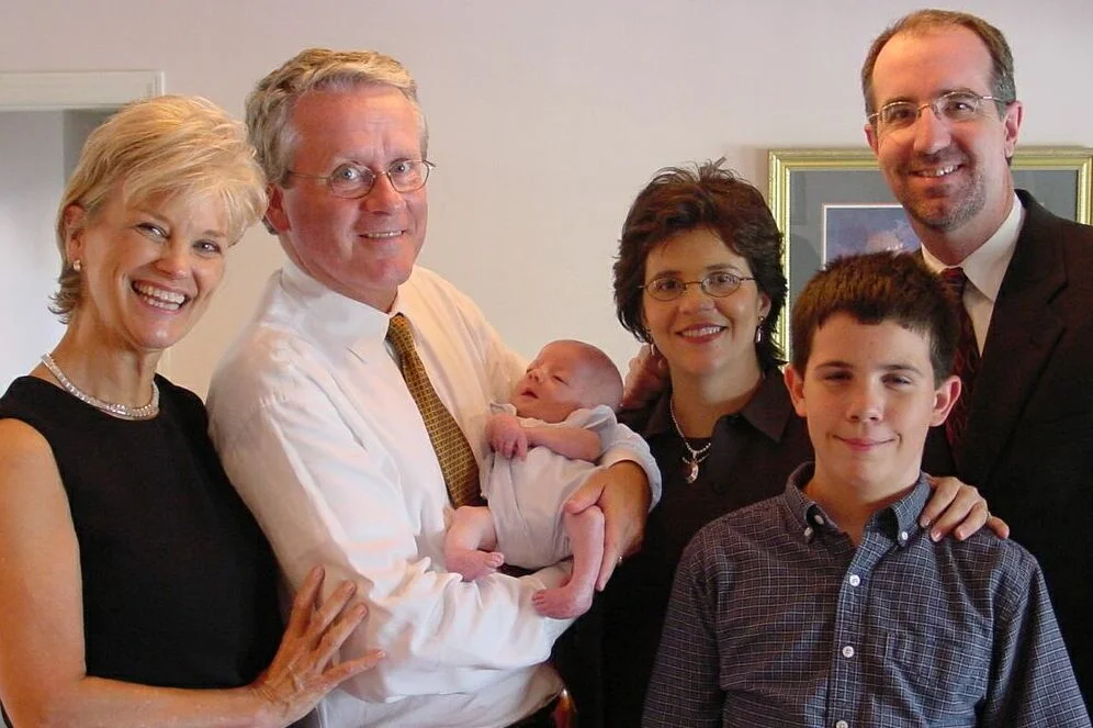We had an open house following Gabre's baptism for as many people to meet him as possible. Here we are with his namesakes – Dan and Sue Johnson. Gabiel's middle name was Johnson after these beloved friends who loved him (and us) well during his short life.