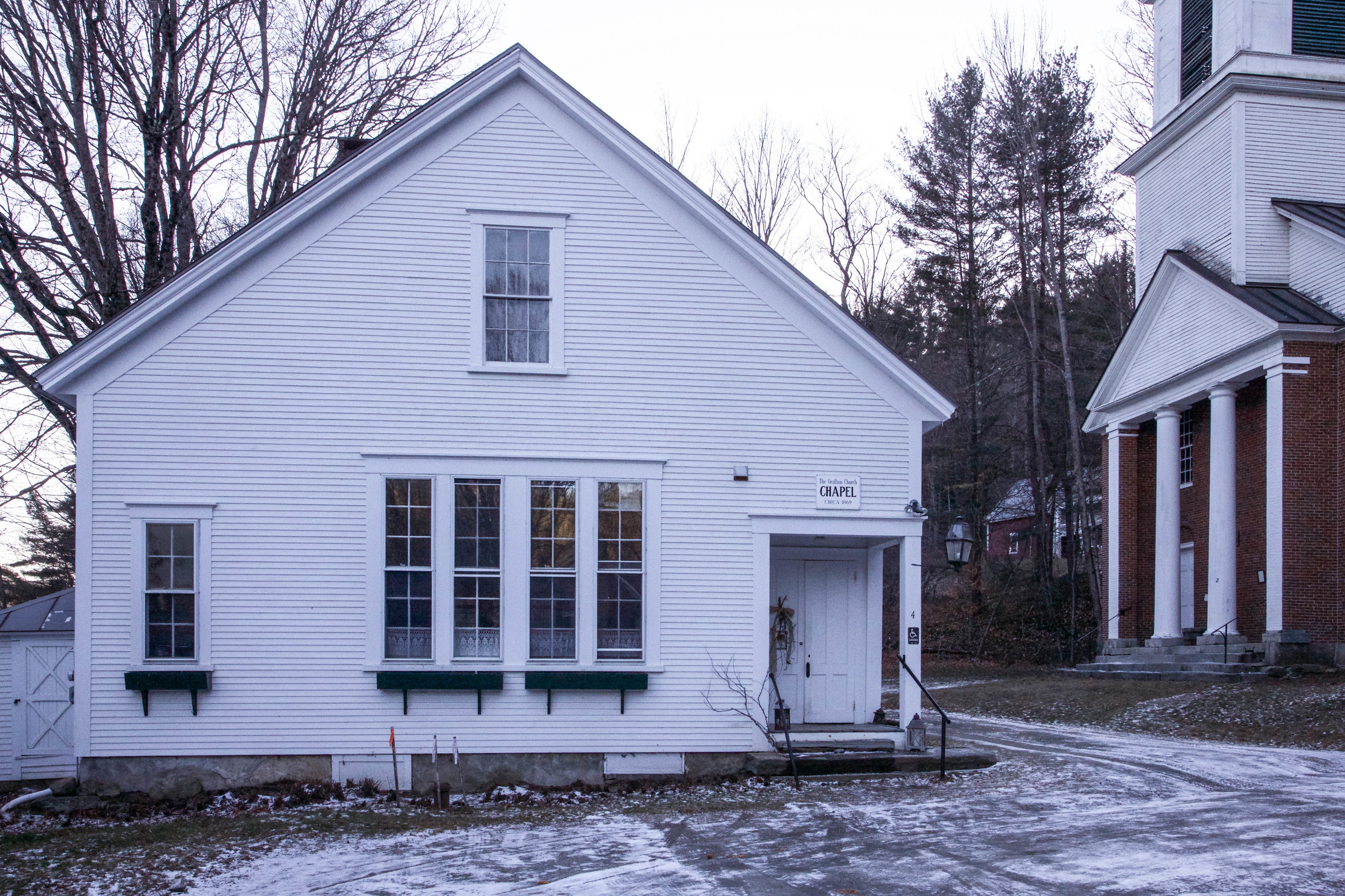 Grafton Vermont Chapel and Brick Church