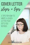 5 Tips on how to write a cover letter with your resume — caitlin e shogren