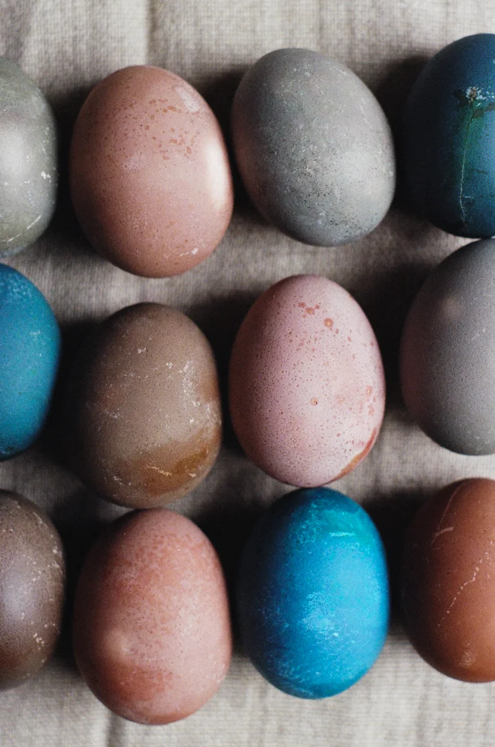 Naturally Dyed Easter Eggs (yossy arefi)