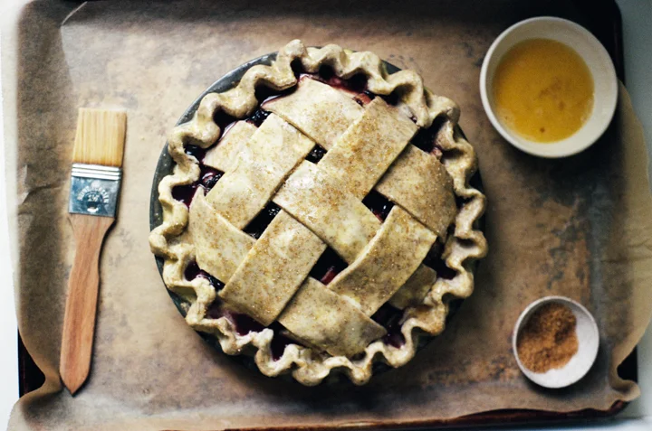 blackberry rhubarb pie | apt 2b baking co