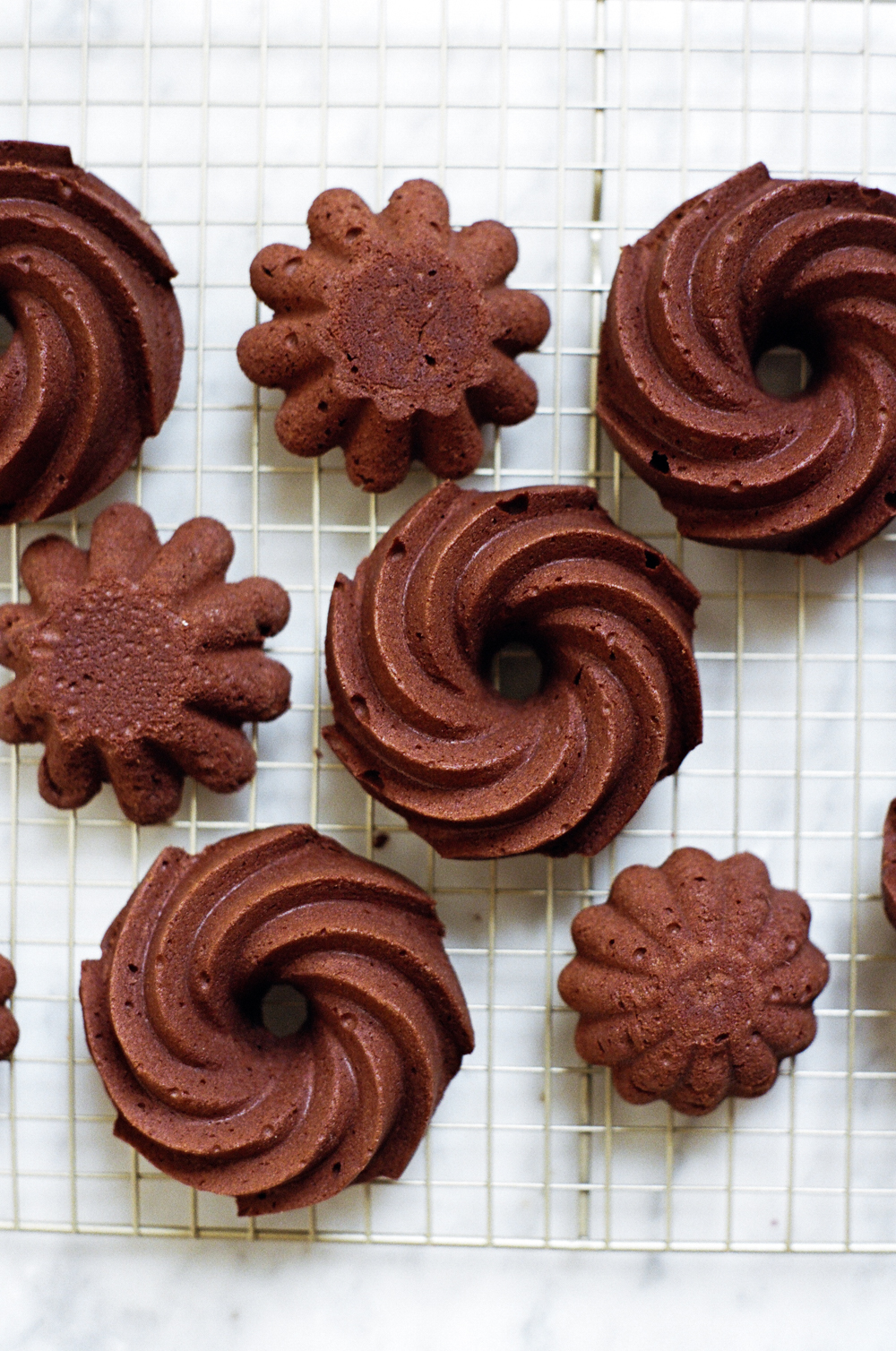Chocolate Pound Cakes with Matcha White Chocolate Ganache | apt 2b baking co