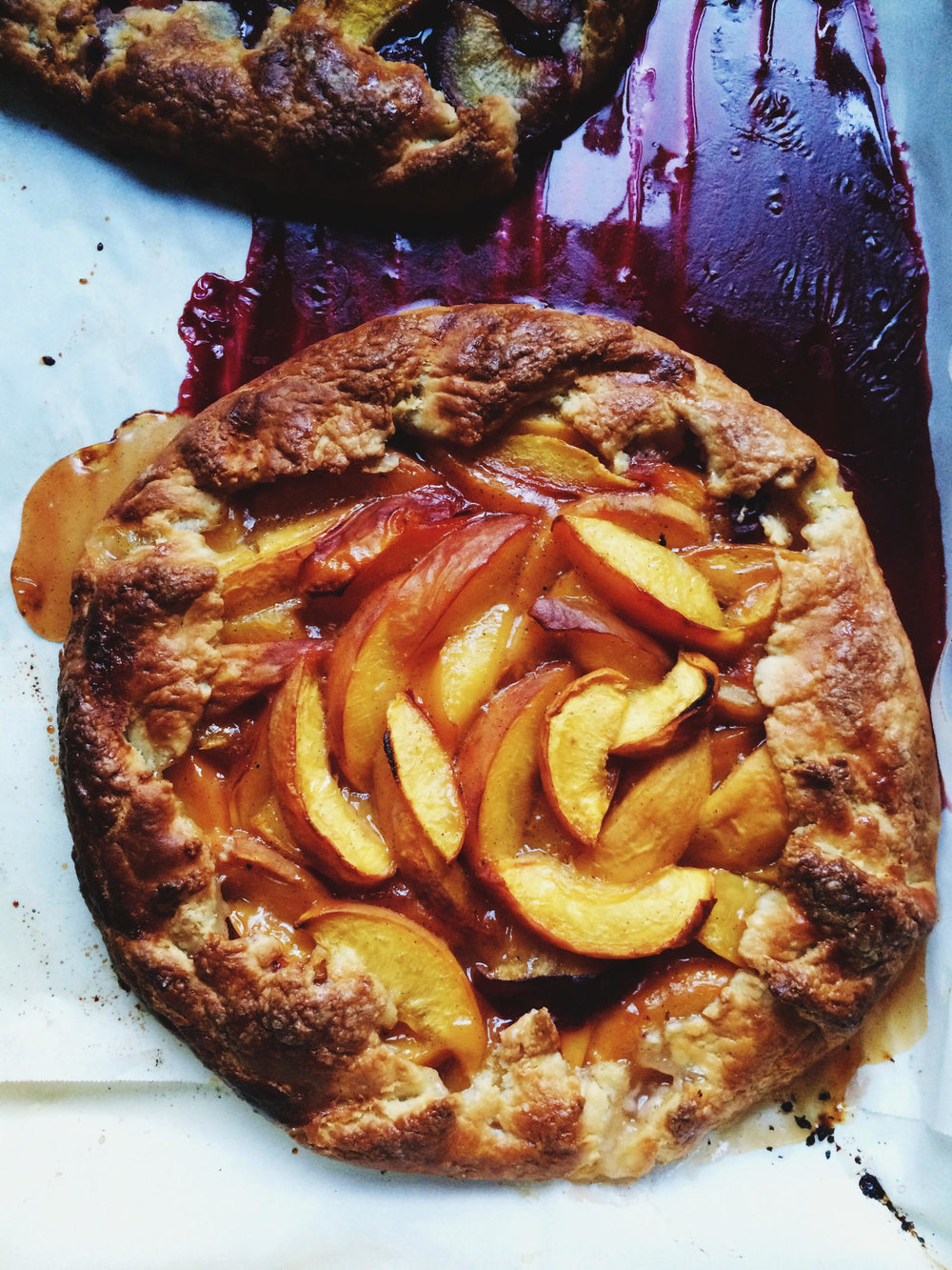 nectarine galette