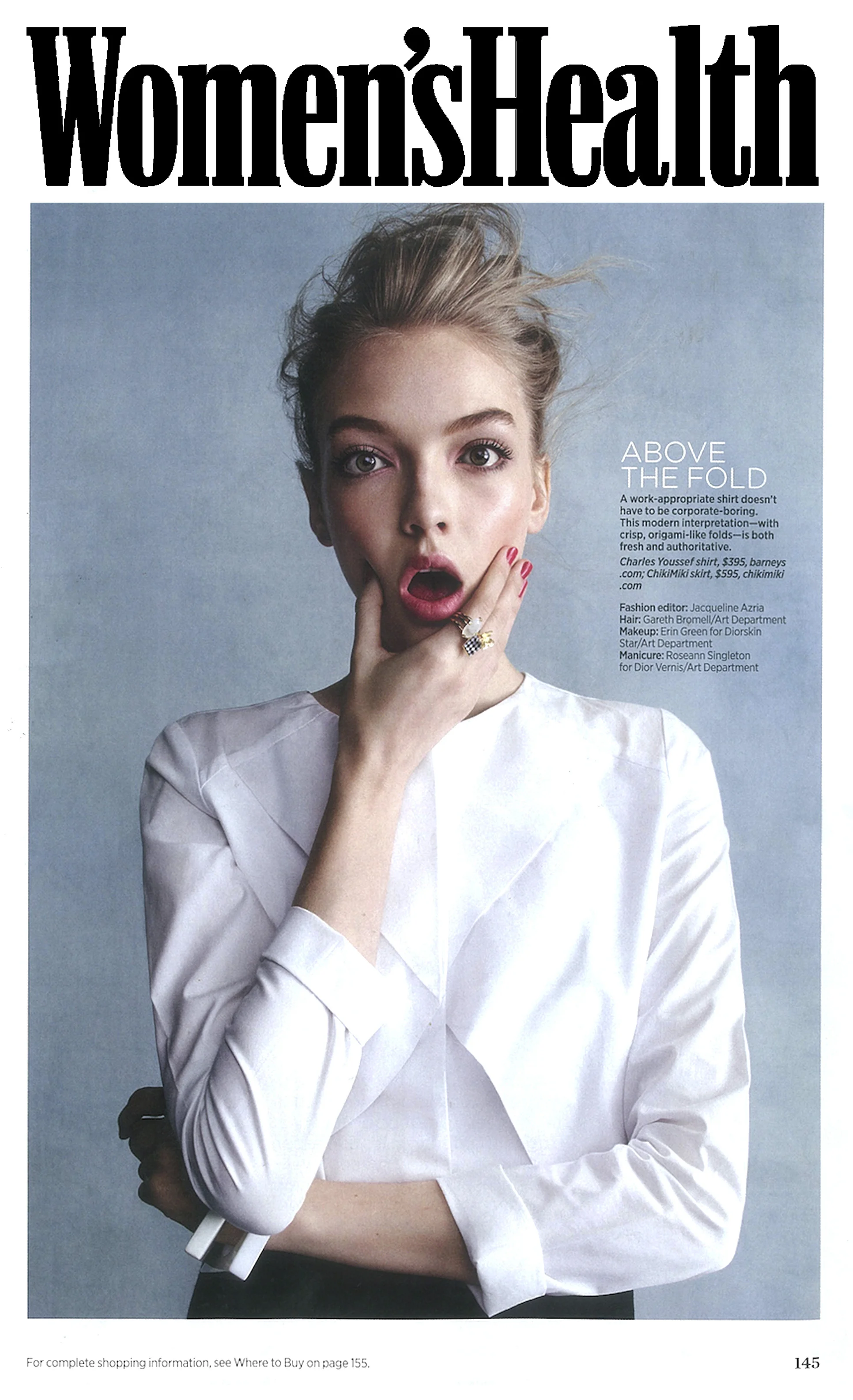 WOMEN'S HEALTH, APRIL 2016