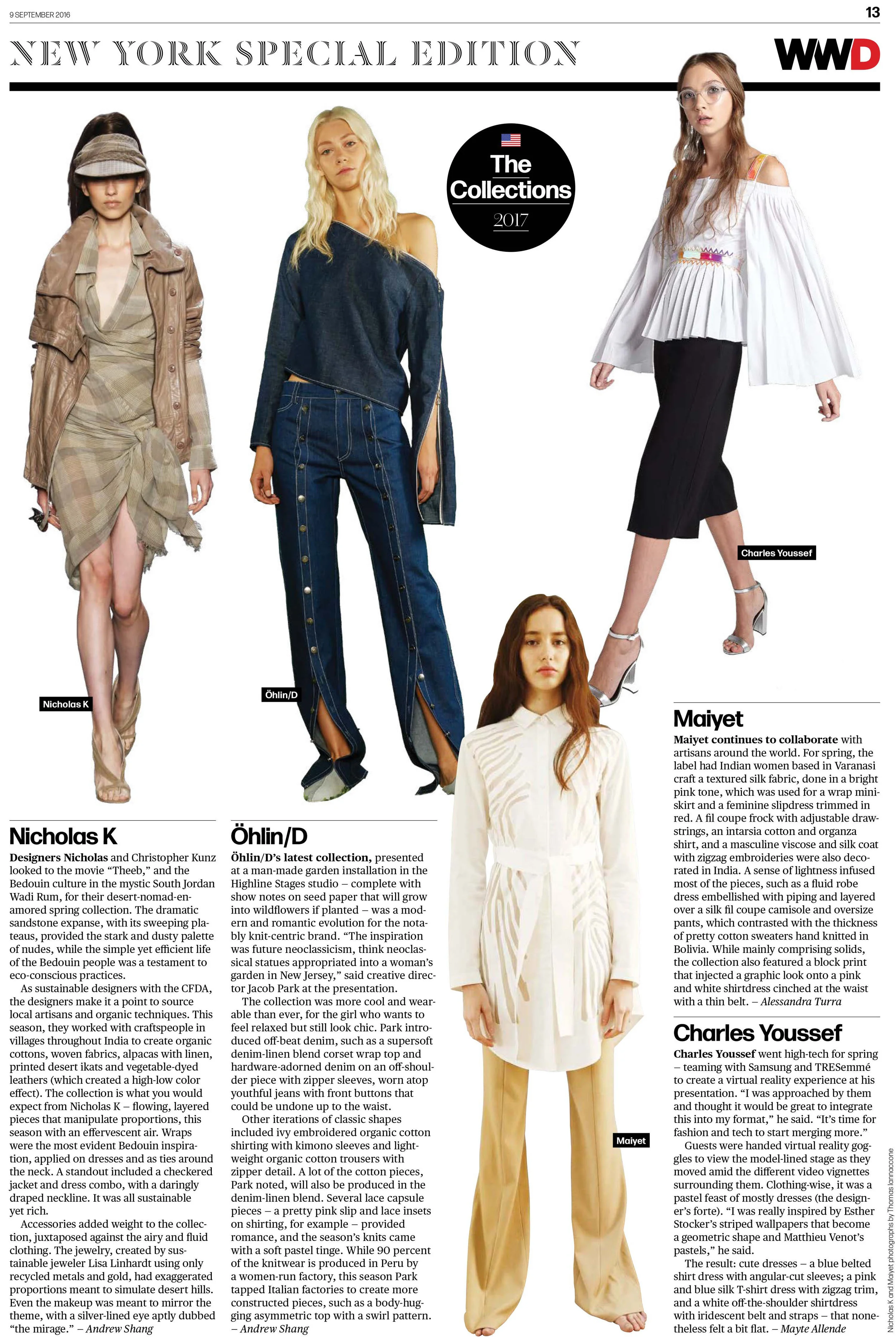 WWD, SEPTERMBER 2016