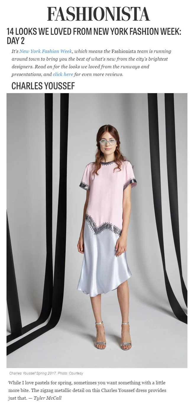 FASHIONISTA, SEPTEMBER 2016