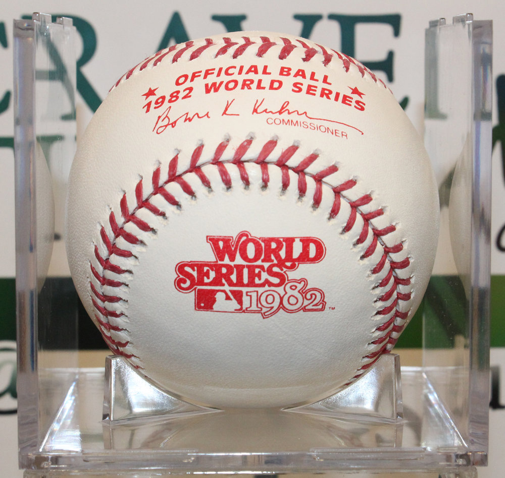 1982 World Series OML Baseball — Crave the Auto