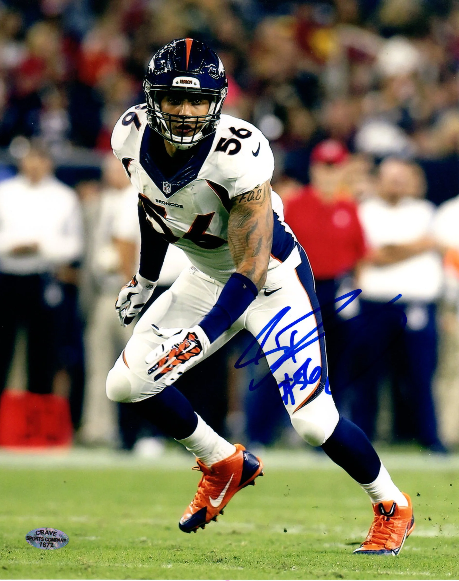 Shane Ray Broncos Autographed 8x10 Photo
