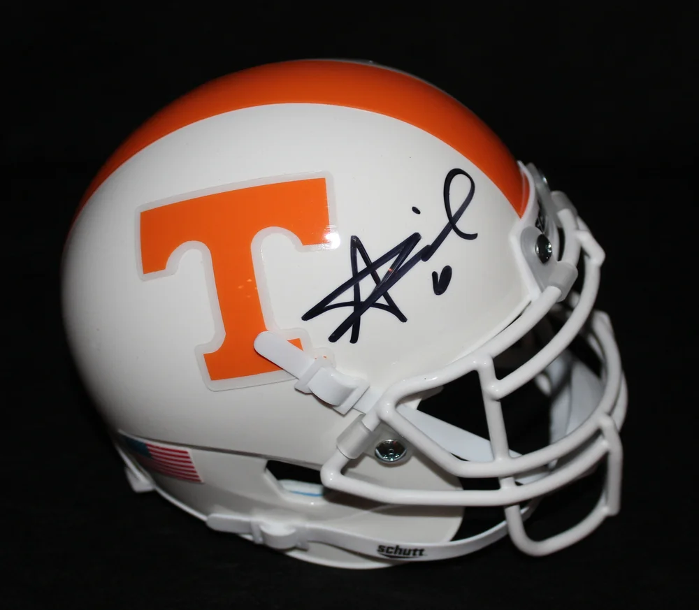 Alvin Kamara Autographed Tennessee Mini Helmet  Crave the Auto