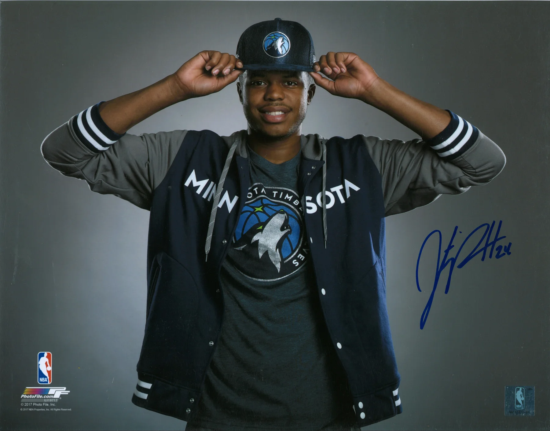 Justin Patton Autographed "Posed Studio" Photo