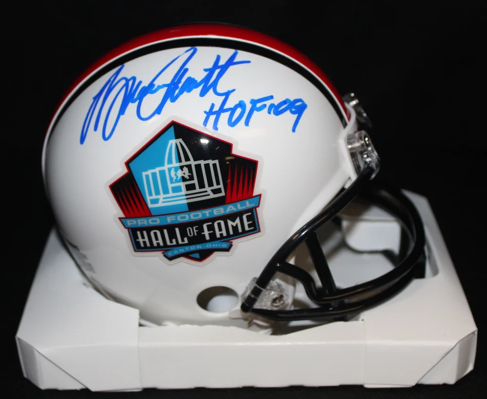bruce smith signed helmet Bruce Smith Autographed HOF Mini Helmet w/ HOF 09 — Crave the Auto
