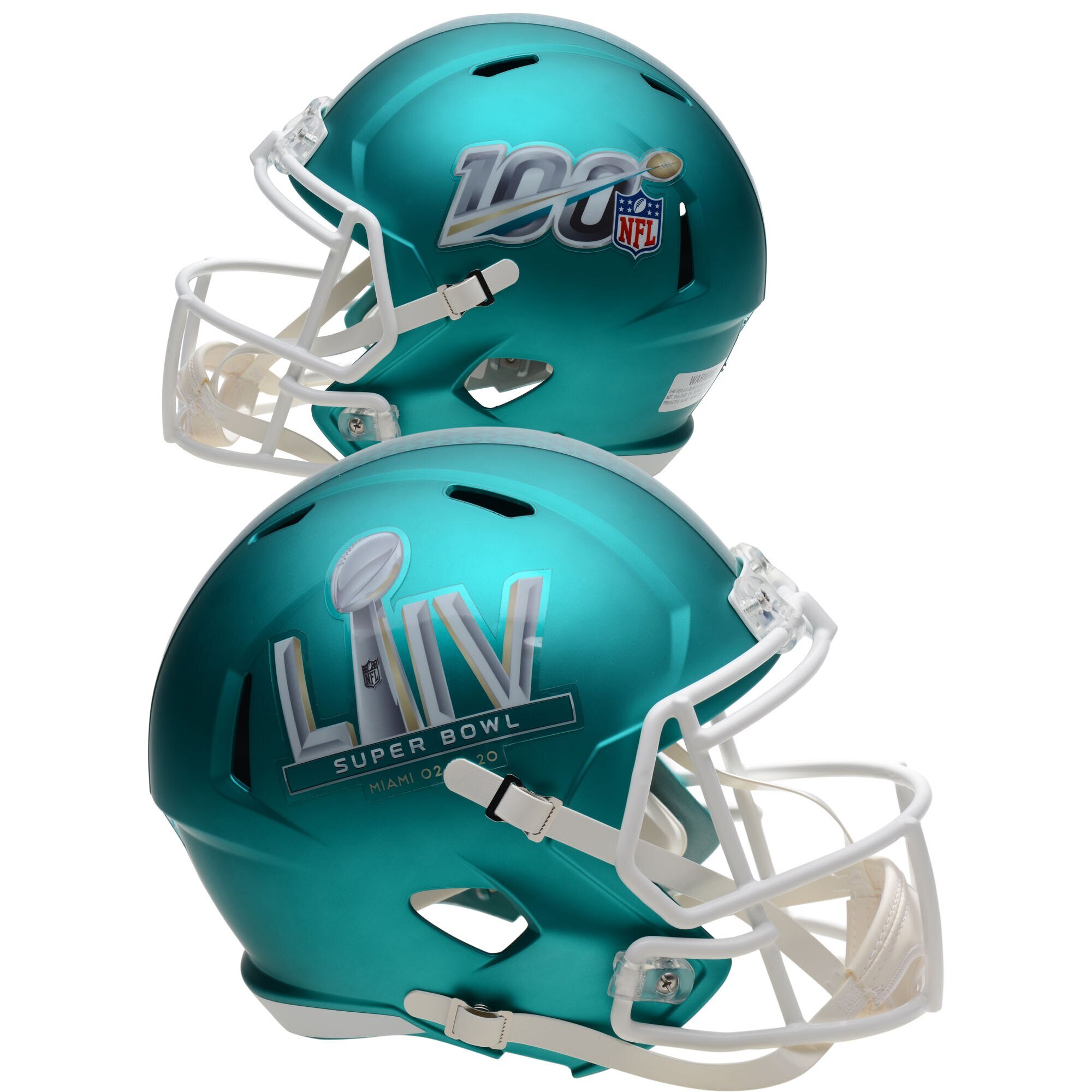 New Riddell Super Bowl LIV 54 Speed Mini Football Helmet Miami 2020